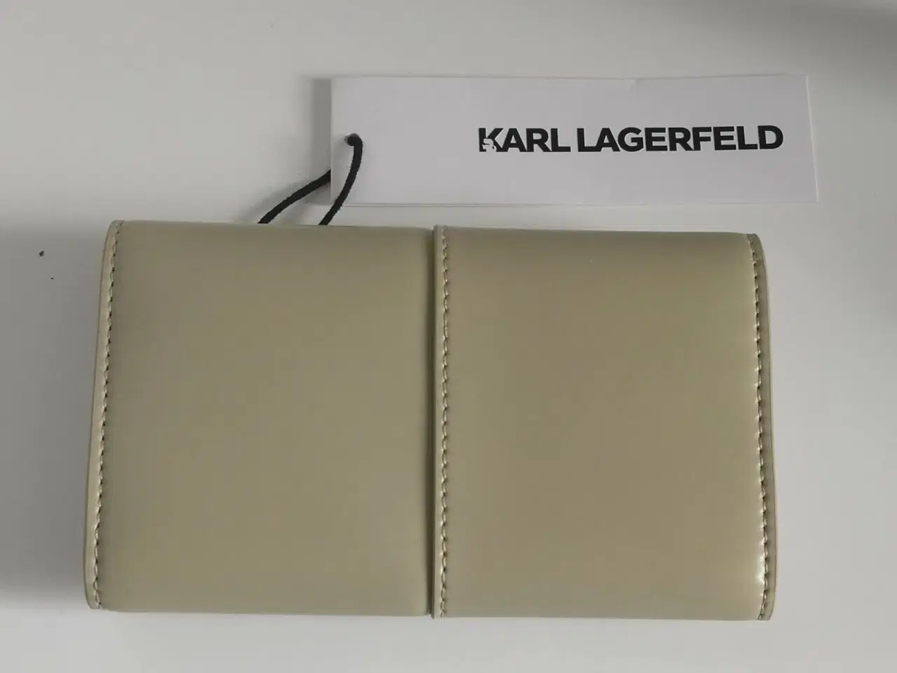Billede 3 - KARL LAGERFELD TEGNEBOG I DEEP TEA GREEN NY/UBRUGT