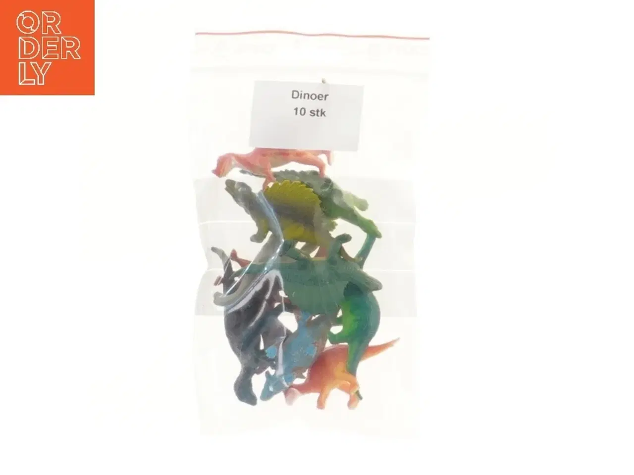 Billede 2 - Små plastikdinosaurer, 10 stk (str. 10 stk 6,5 cm)