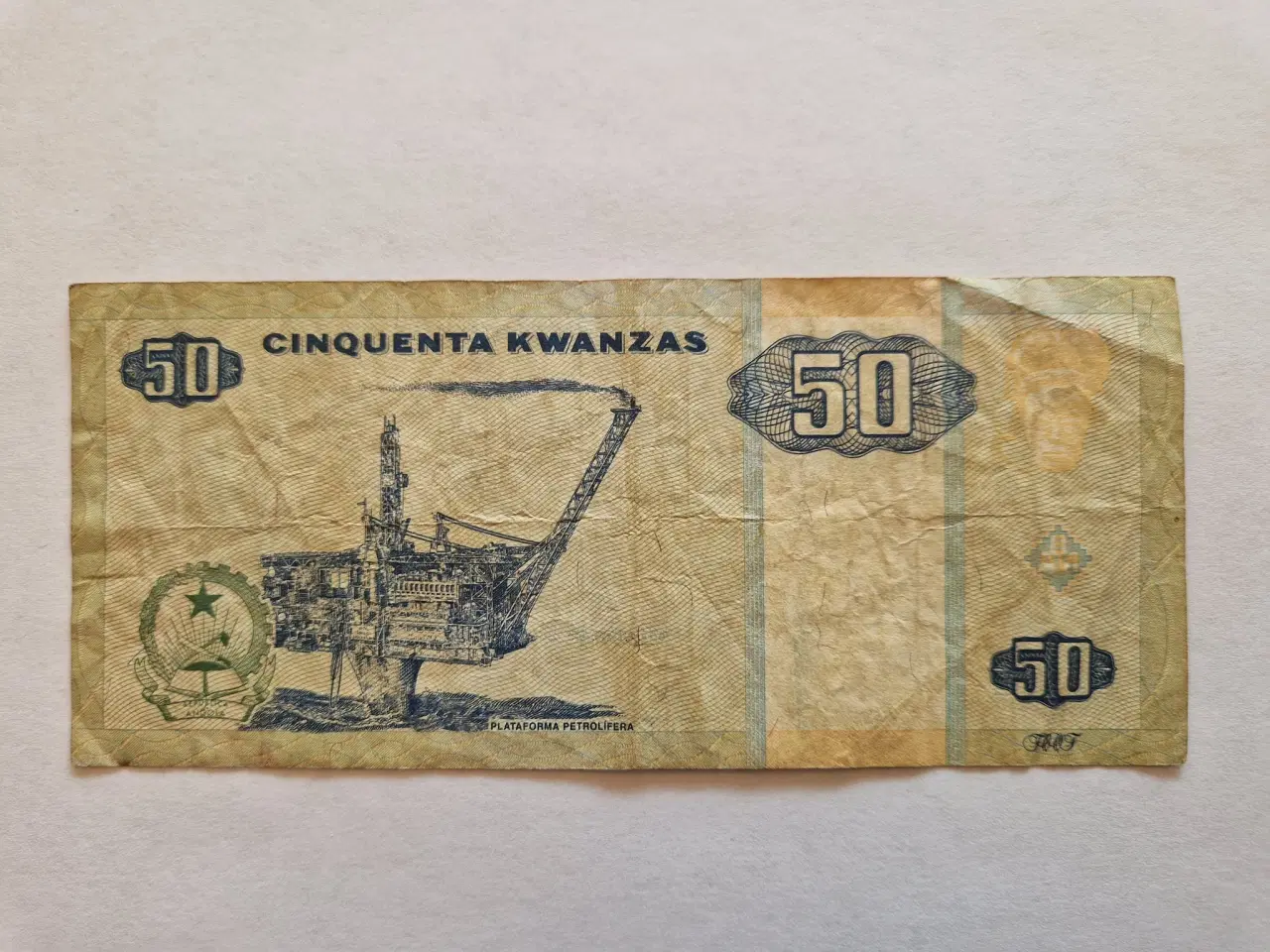 Billede 2 - 50 Kwanzas Angola 1999
