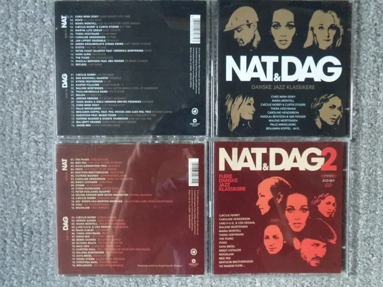 Billede 1 - Opsamling ** Nat & Dag, Volume 1+2 (4-CDer i alt) 