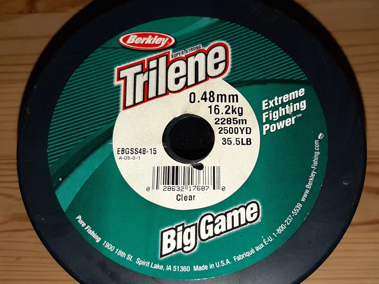 Billede 2 - Fiskeline, spole med 2285 Meter. Ny