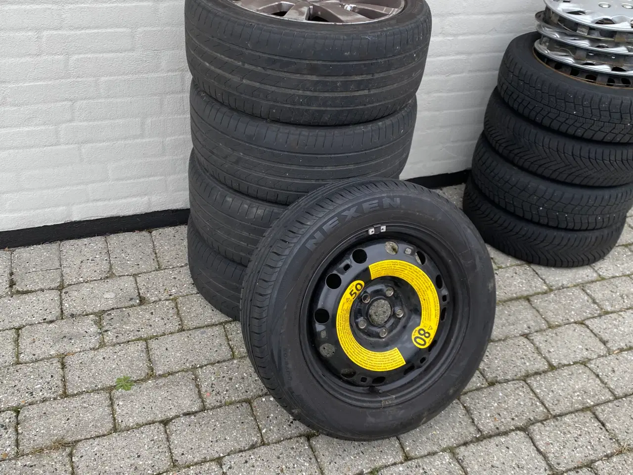 Billede 1 - Originale Seat 16" alufælge med sommerdæk 