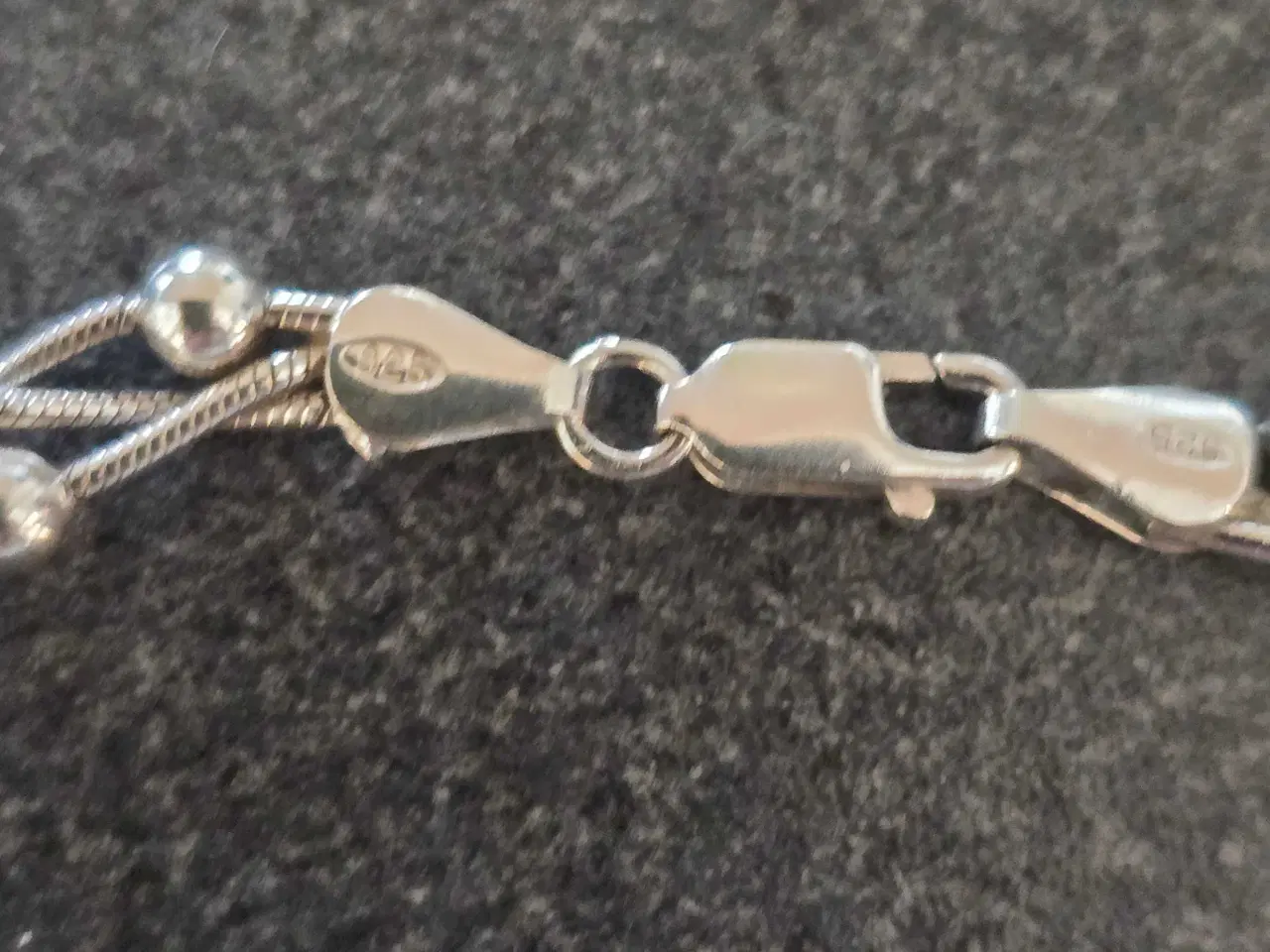 Billede 3 - Rigtig fint hals/arm smykke sæt i sølv 