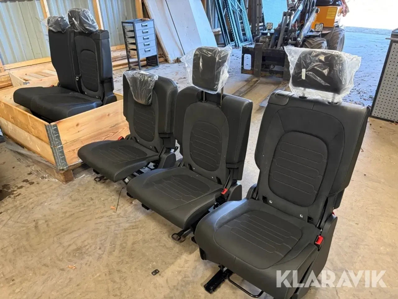 Billede 2 - Bilsæder Volkswagen ID Buzz Long base komplet bagsæder 7 personer