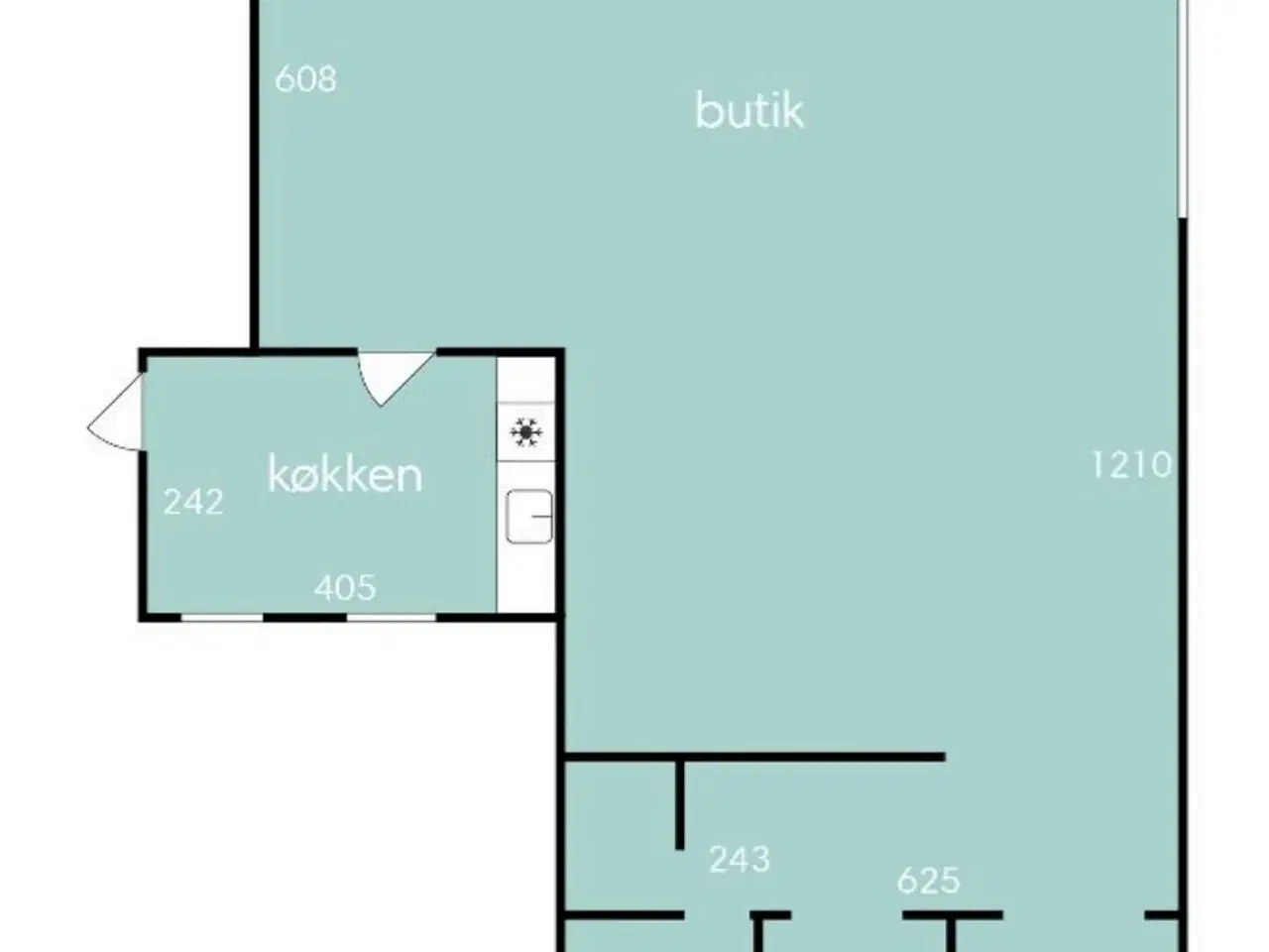 Billede 6 - Butikslokale med mange anvendelsesmuligheder og perfekt placering!