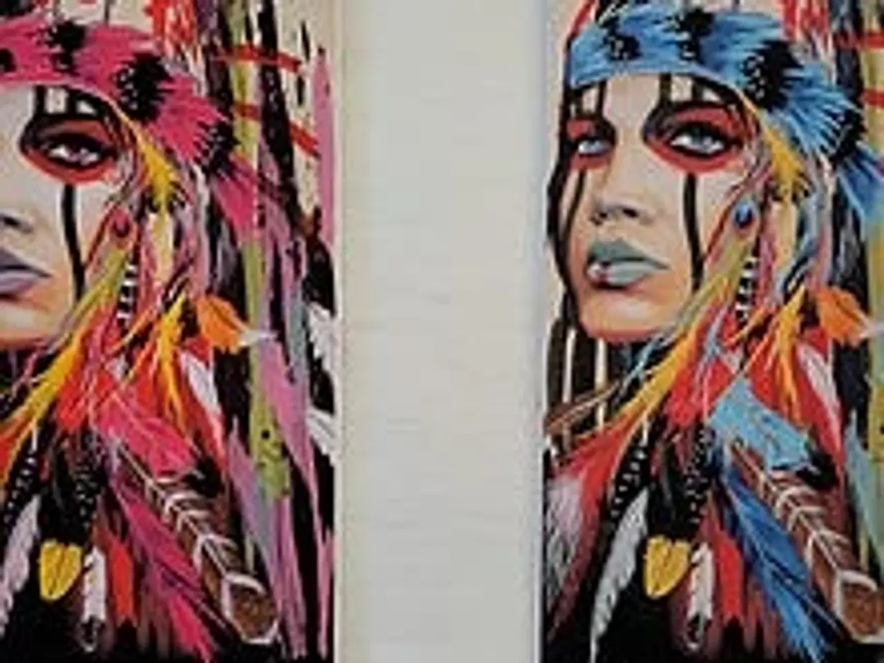 Billede 1 - Canvas indianer billeder