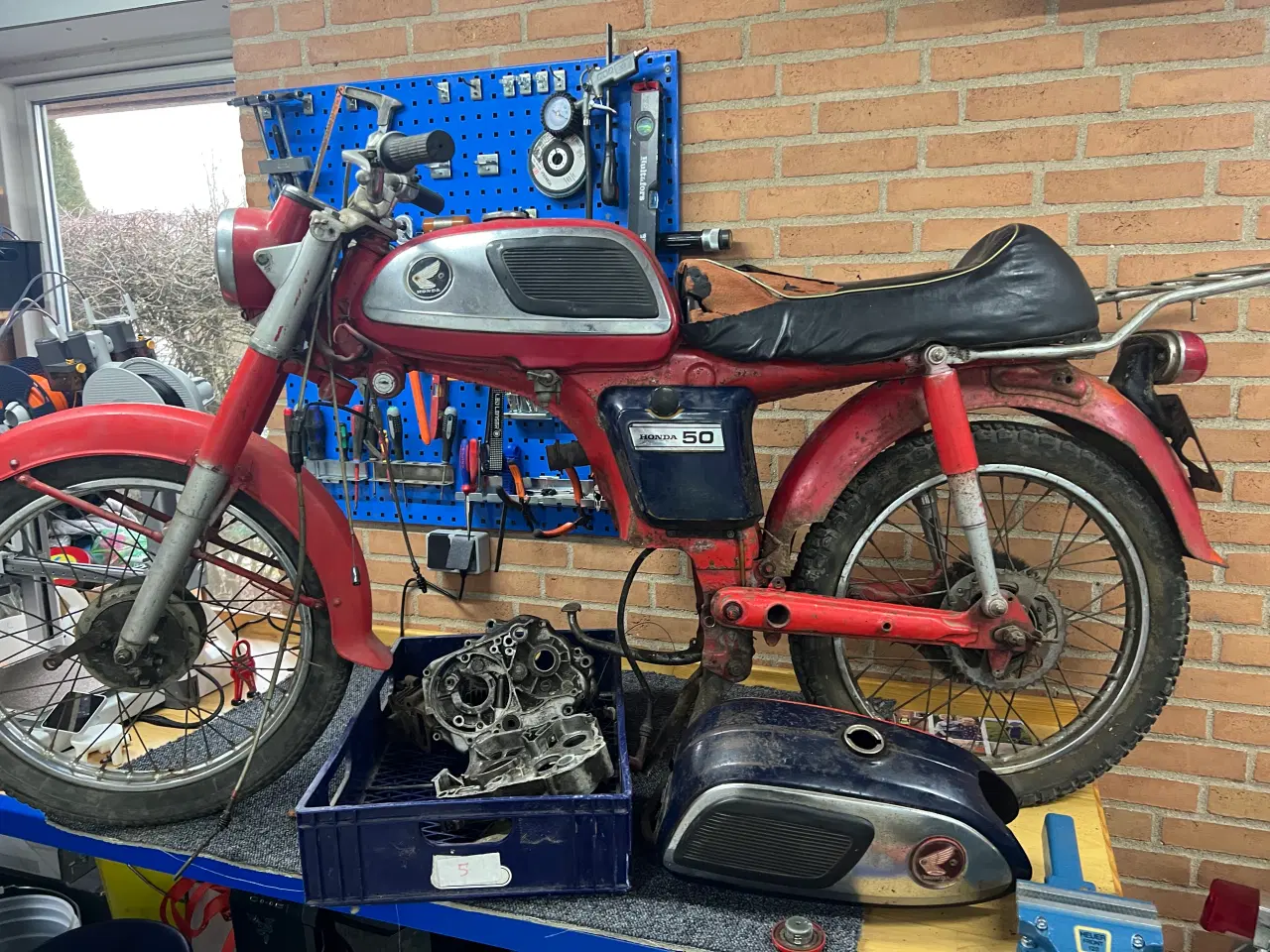 Billede 1 - Honda cd50 dansk gl model 1975