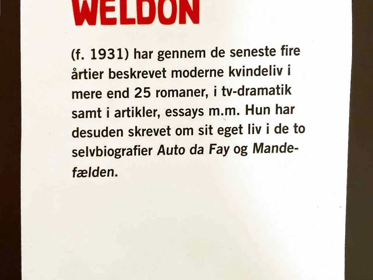 Billede 3 - Livet for let øvede / Fay Weldon og Maise Njor