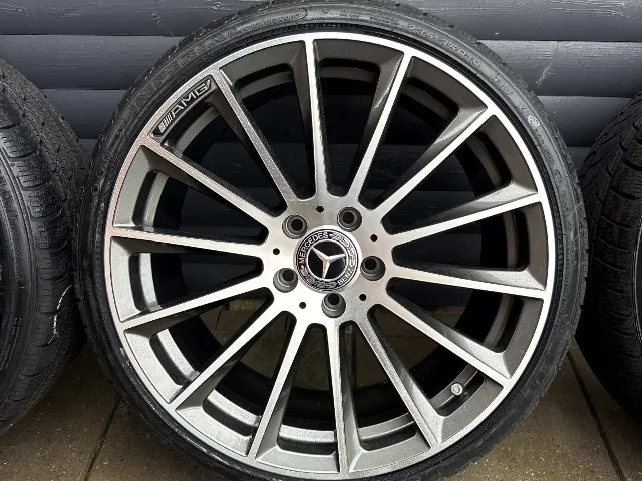 Billede 4 - 19" 5x112 alufælge til Mercedes med  vinterdæk