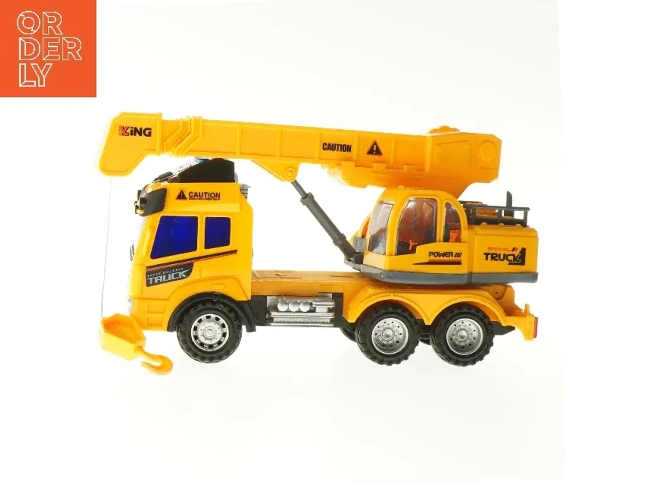 Billede 1 - Legetøj lastbil med kran (str. 30 cm)