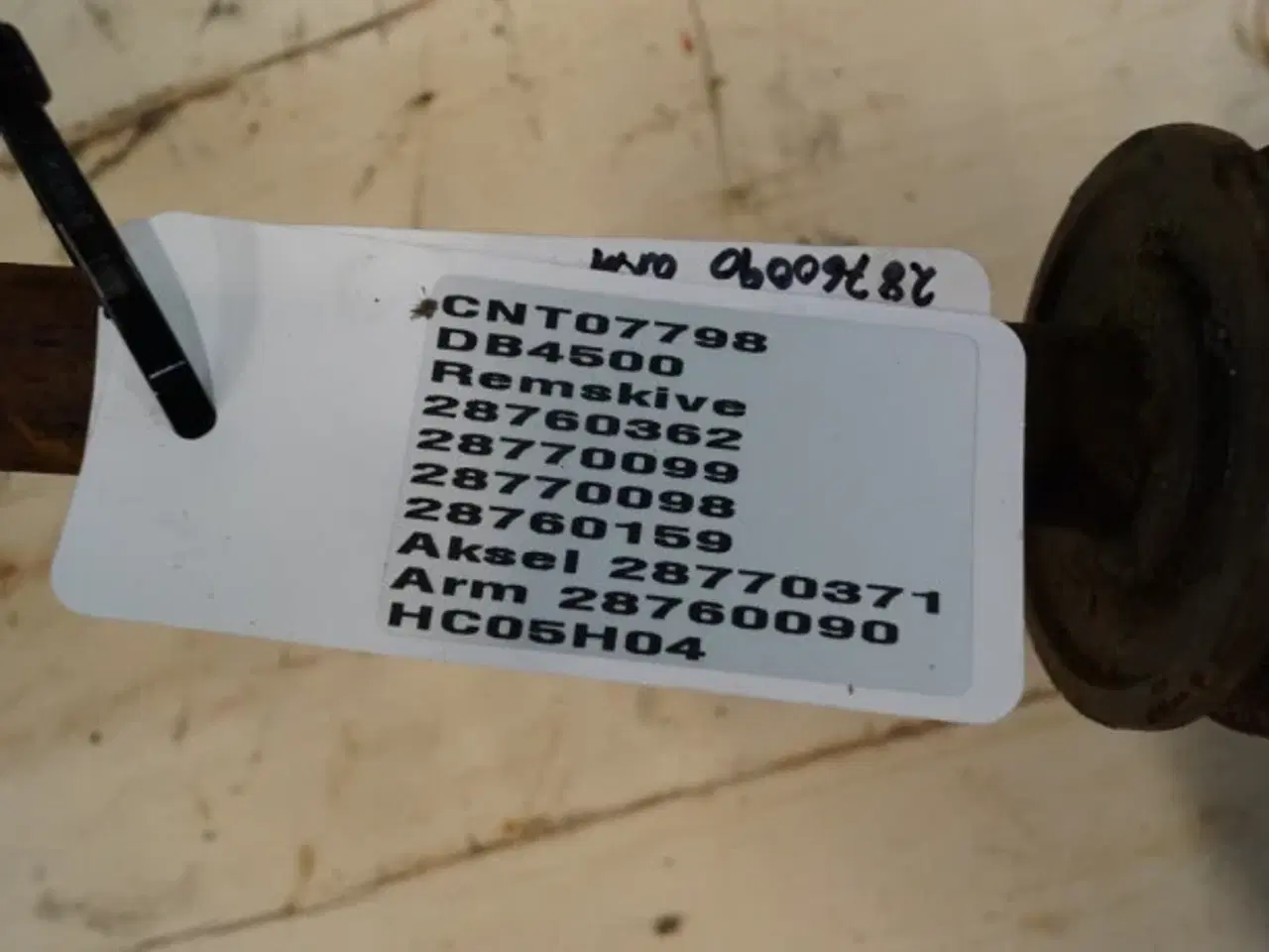 Billede 11 - Dronningborg D4500 Aksel med remskiver