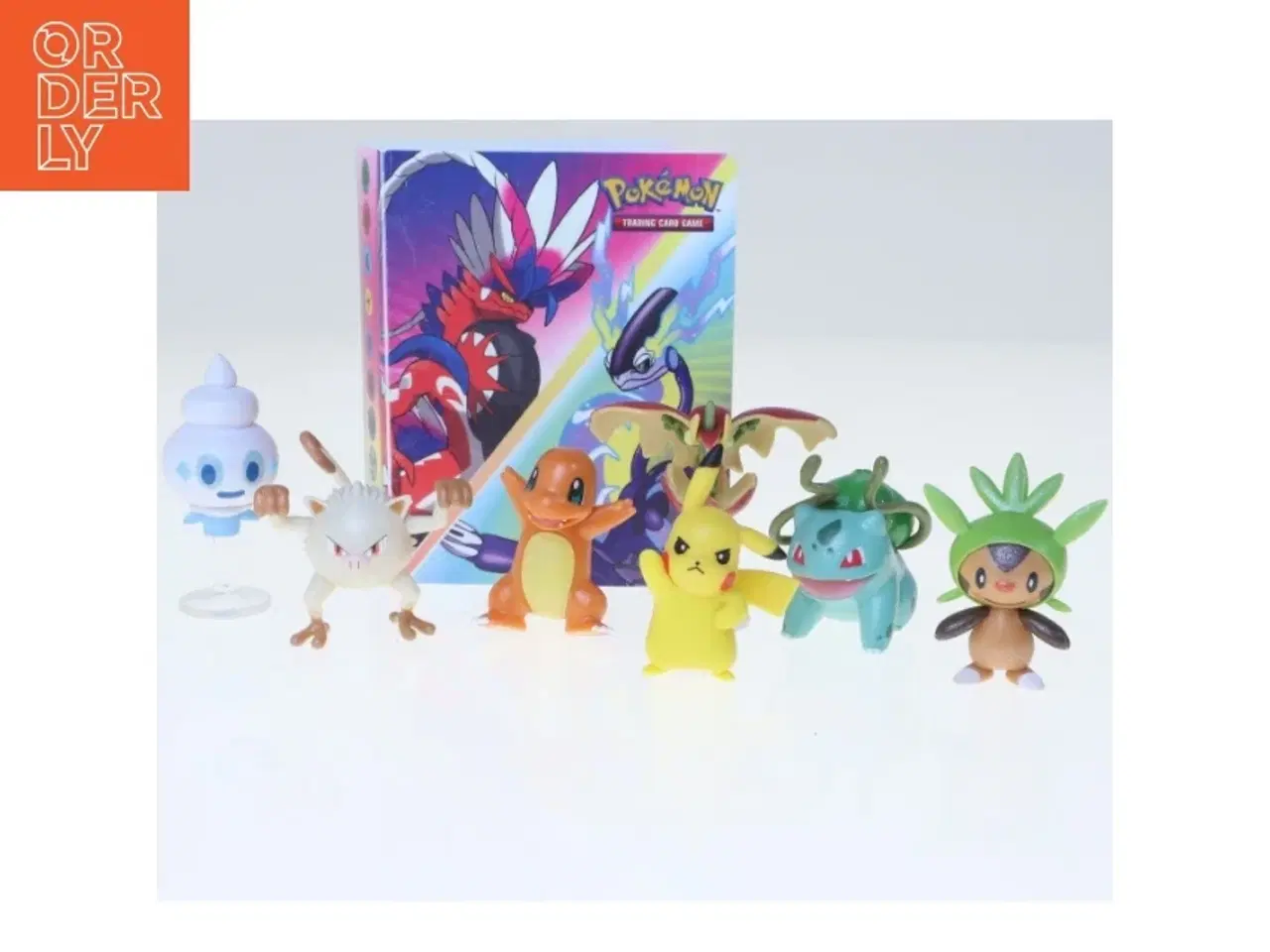 Billede 1 - Pokémon figursæt med kortmappe fra Pokémon (str. 4-6 cm. 7. styk)