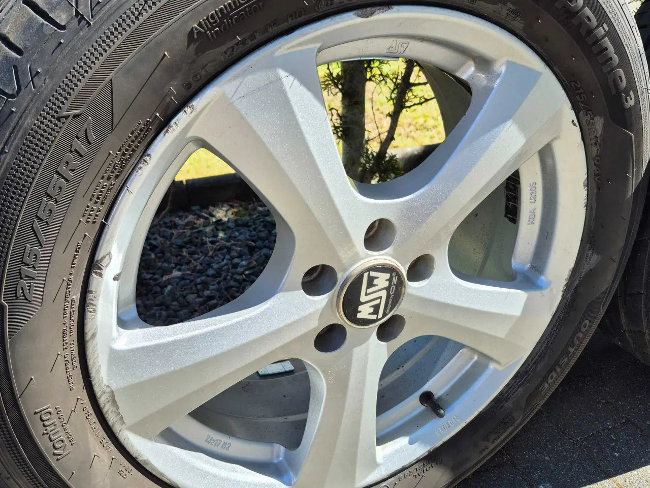 Billede 4 - Alufælge 215 55 17     5x108   Hankok 2023  6.5 mm