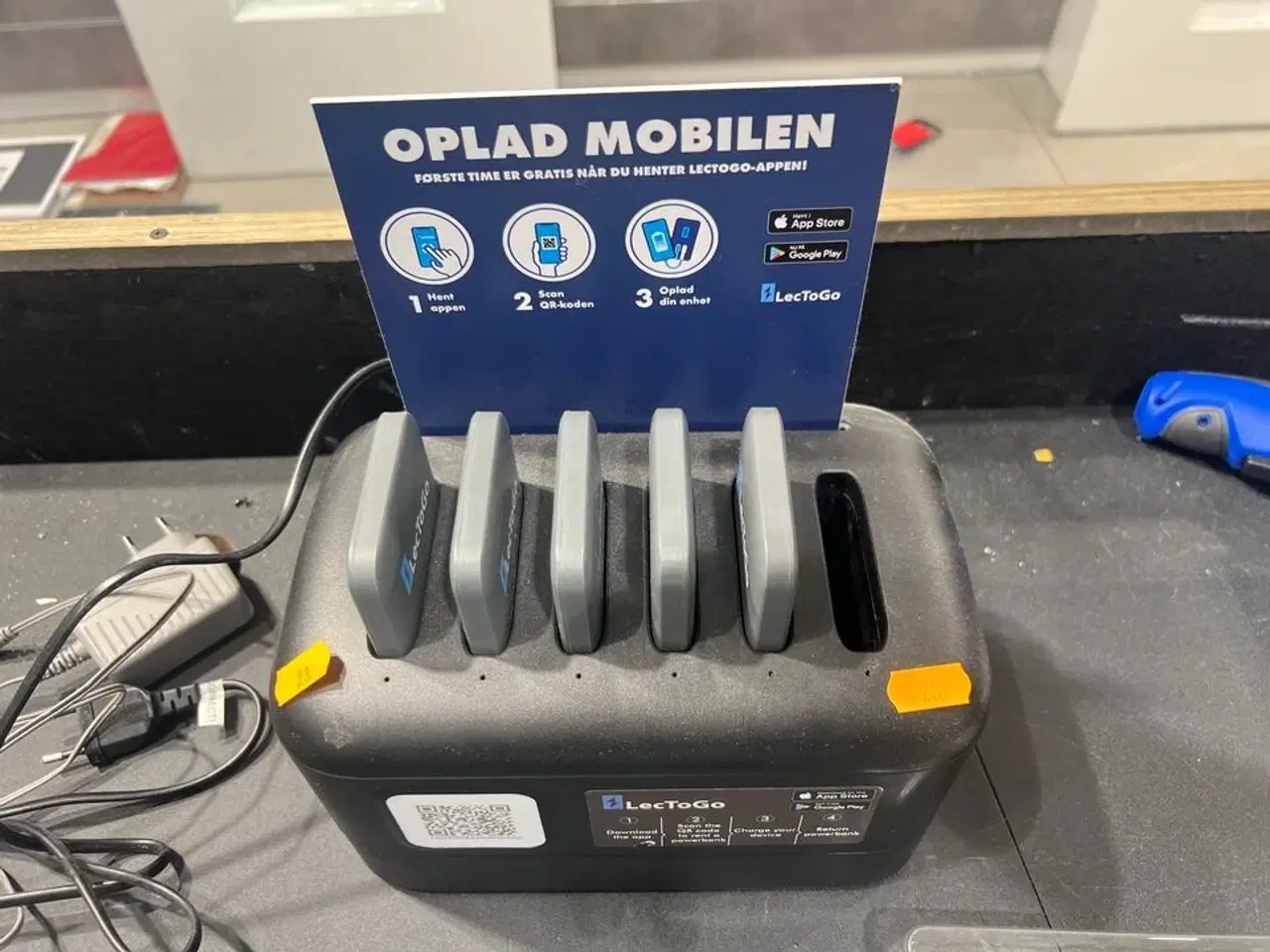 Billede 1 - Ladestation til PowerBanks ("LecToGo" koncept"