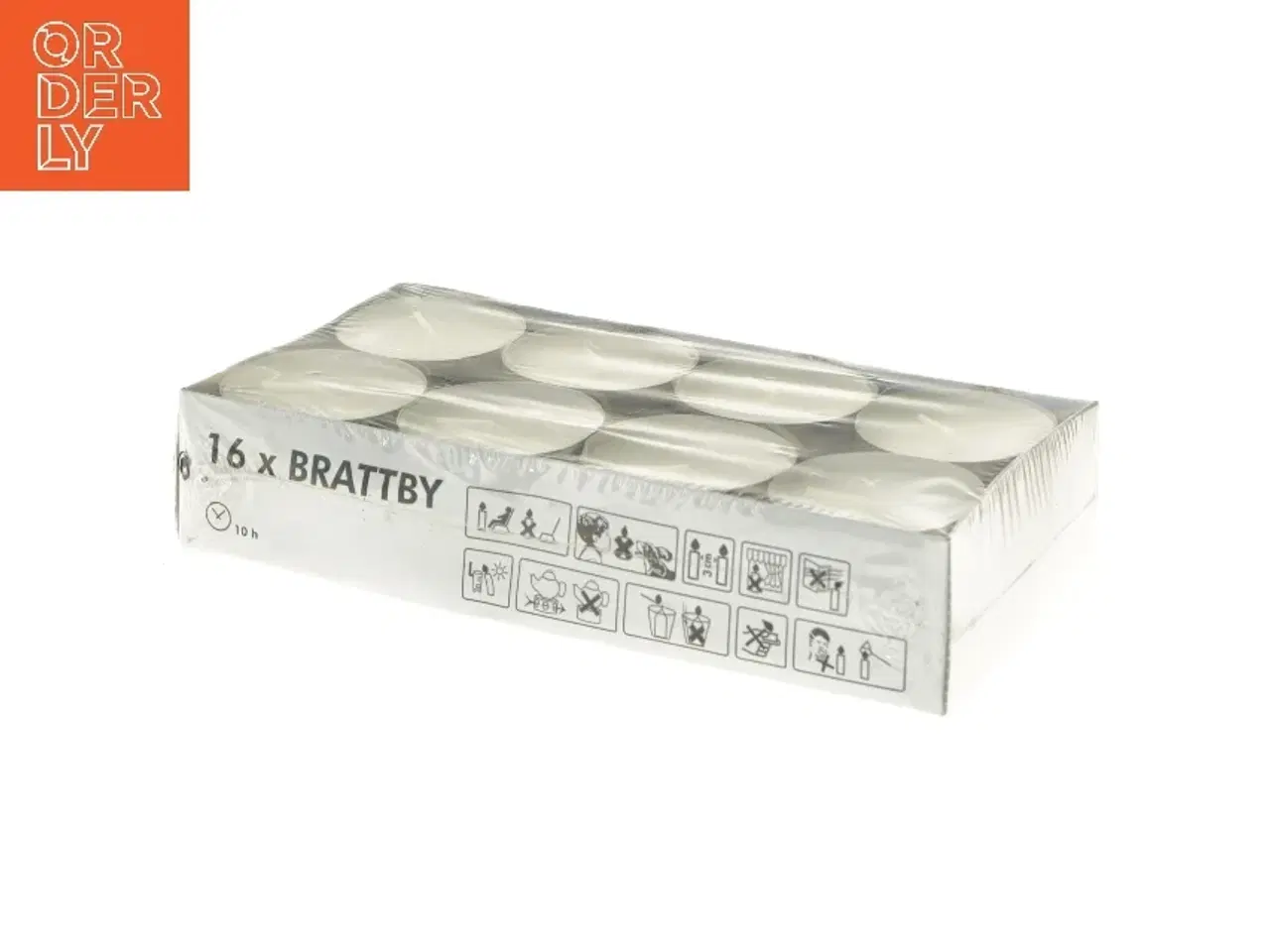 Billede 2 - Brattby fyrfadslys 16-pak fra IKEA (str. 24x12 cm)