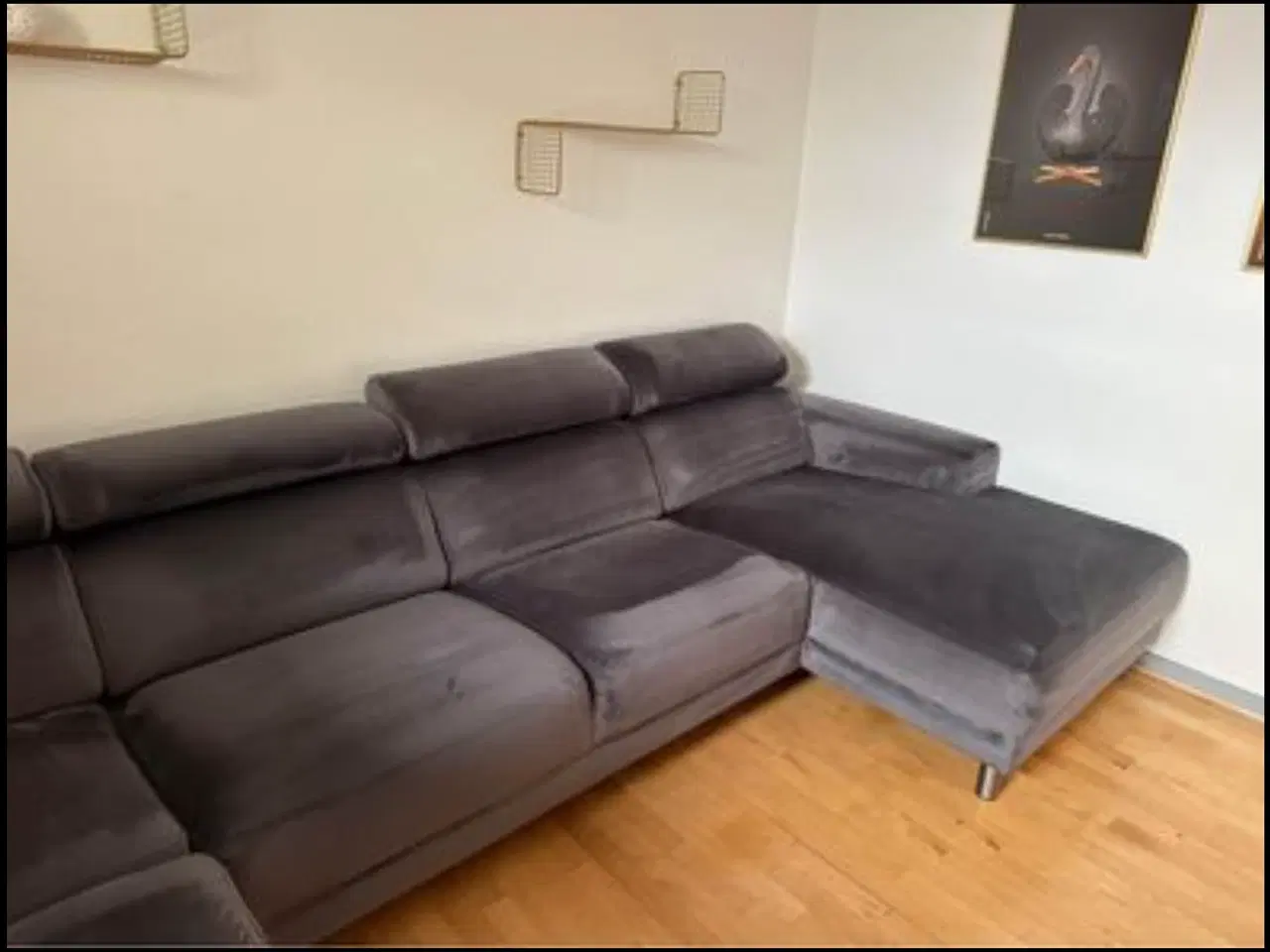 Billede 7 - Dejlig velour sofa
