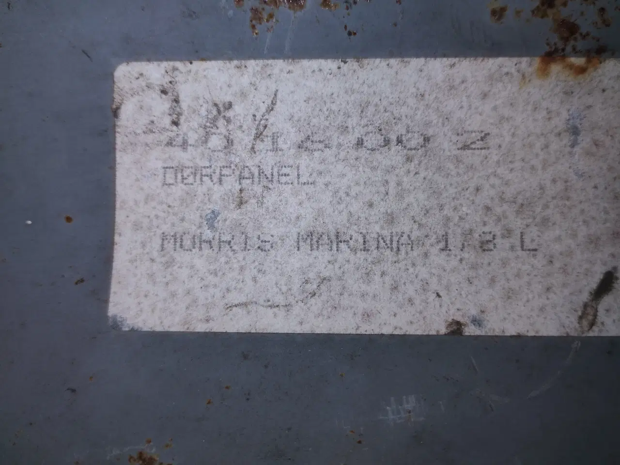 Billede 3 - 2 Dørpaneler til Morris Marina med baghjulstræk