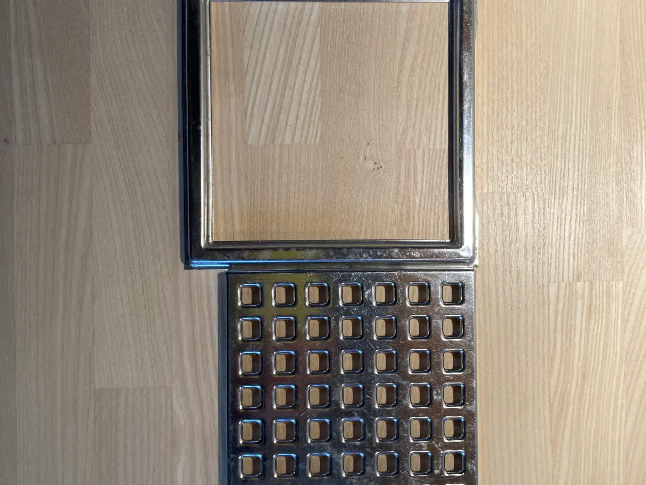 Billede 4 - Kvadratisk rist for gulvafløb i Rustfri Stål