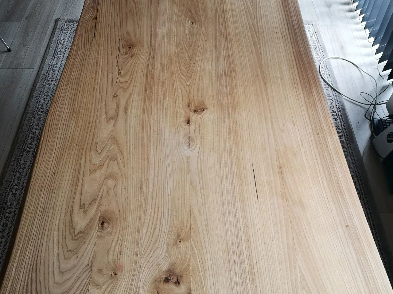 Billede 1 - Spisebord, Elmetræ, Plankebord, b: 85 l: 160