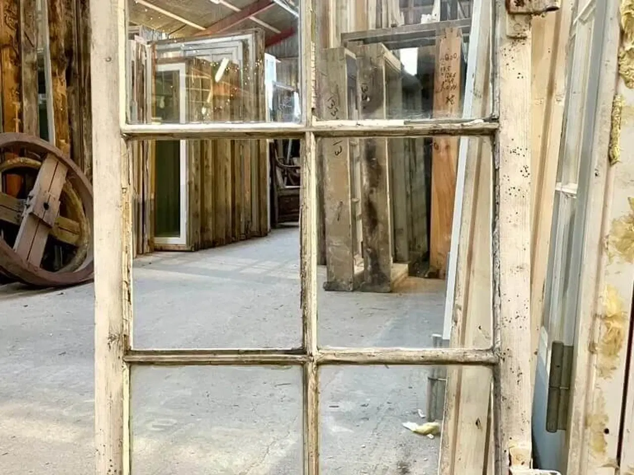 Billede 1 - Original 6-ruders, kittet vinduesramme