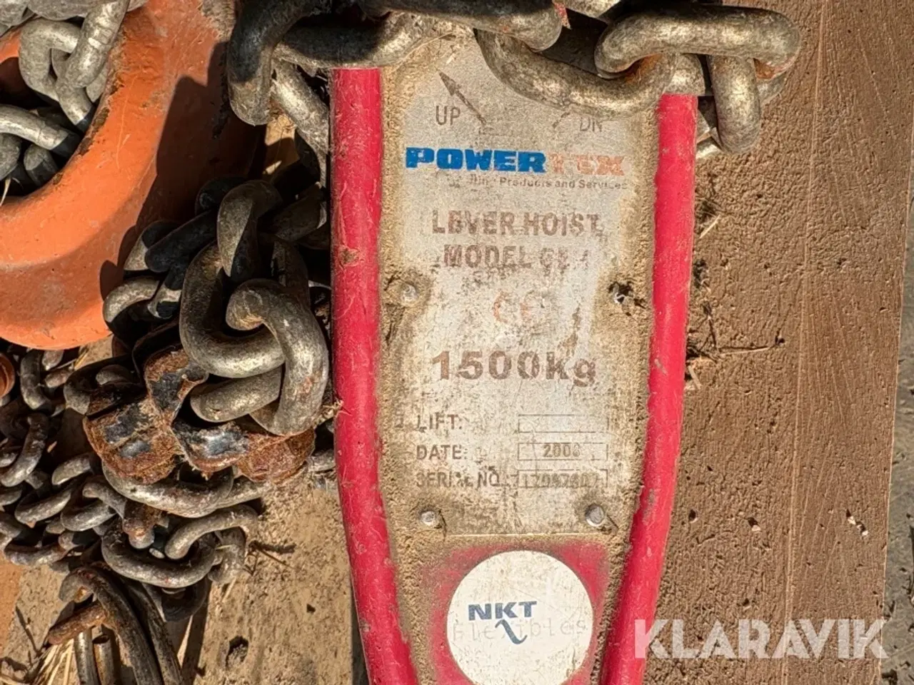 Billede 5 - Skraldetaljer 3 styk. Powertex, Kito & Ukendt 1,5t, 6t & 6,3t