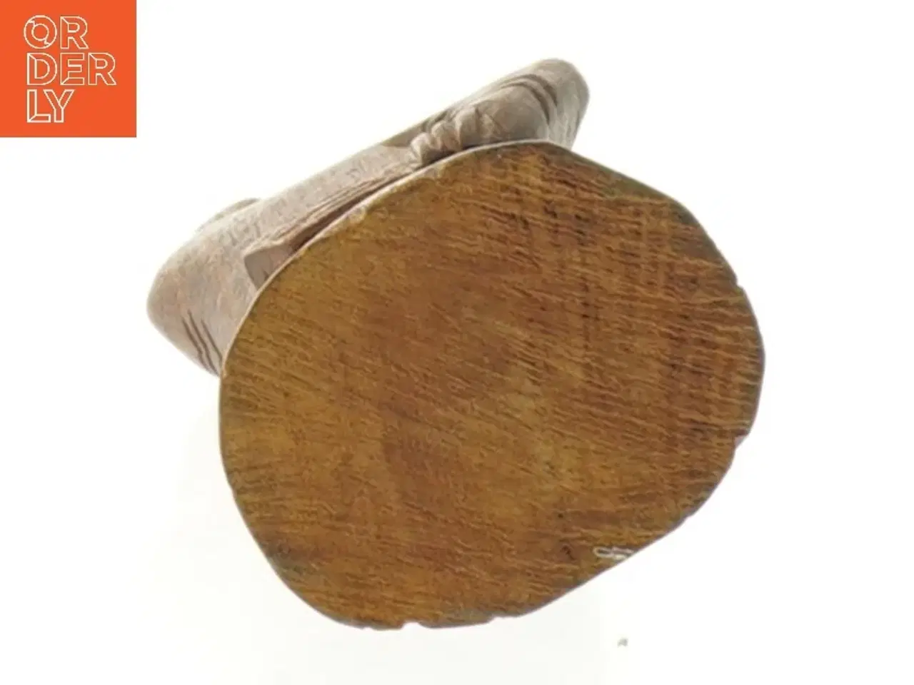 Billede 4 - Træskulptur med scepter (str. 20 cm)