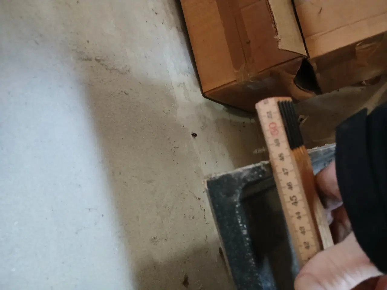 Billede 1 - helstøbt sort 90 cm håndvask