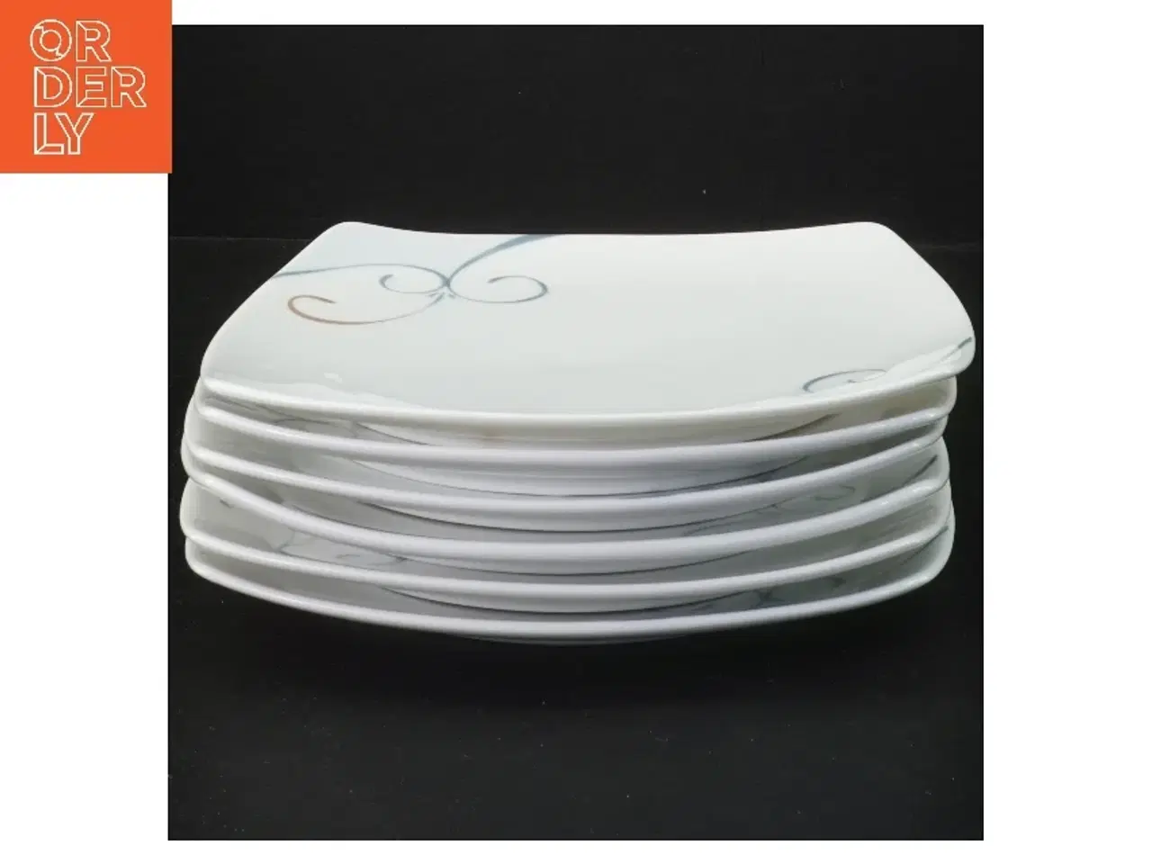 Billede 1 - Firklveren Vict&#243;ria tallerkner (str. ø 20 cm, 6 styk cm)