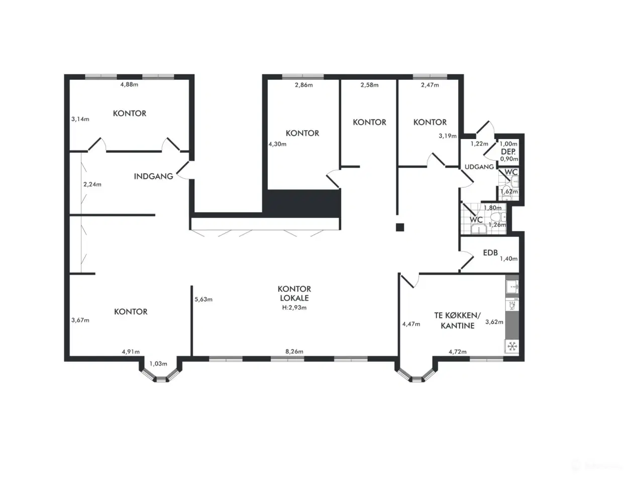 Billede 6 - 264 m² eksklusivt kontorlejemål på Dag Hammarskjölds Allé
