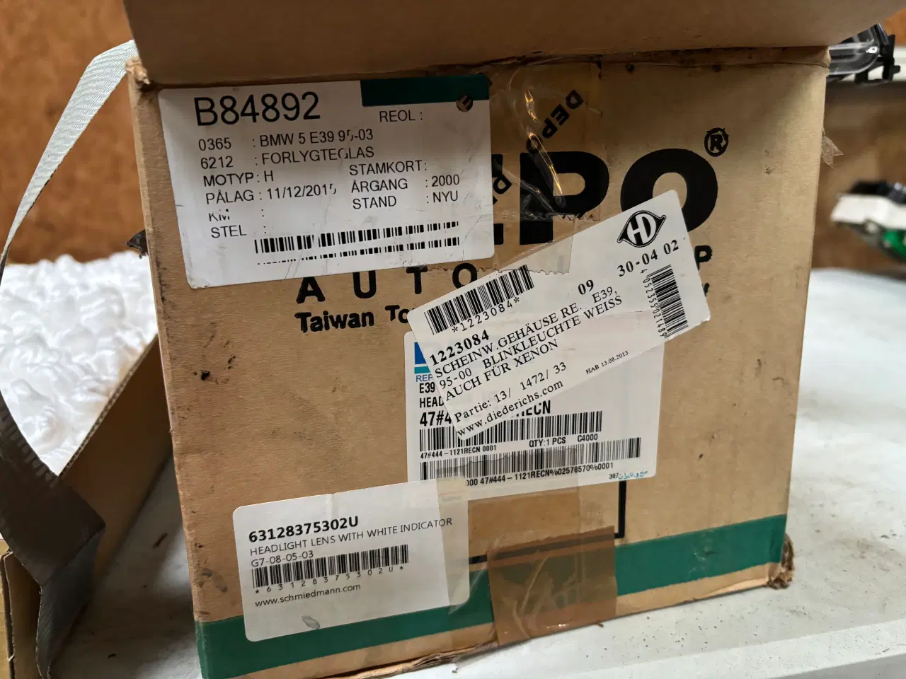 Billede 4 - BMW E39 5 serie forlygteglas HELT NY