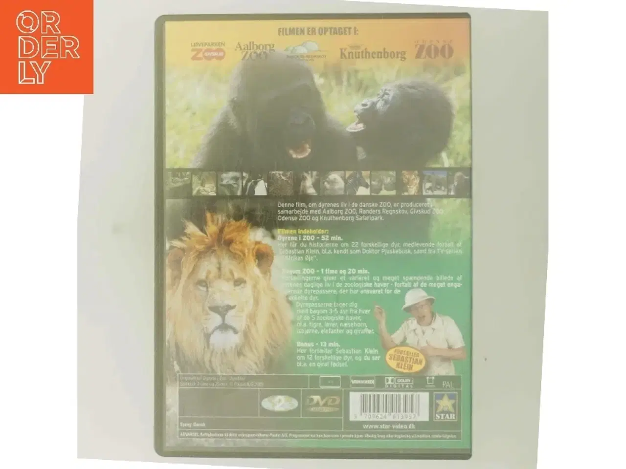 Billede 3 - Dyrene I Zoo med Sebastian Klein (DVD)