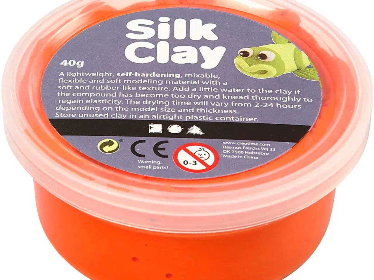 Billede 1 - Silk Clay® Orange 40g - Selvhærdende Modelleringsmasse