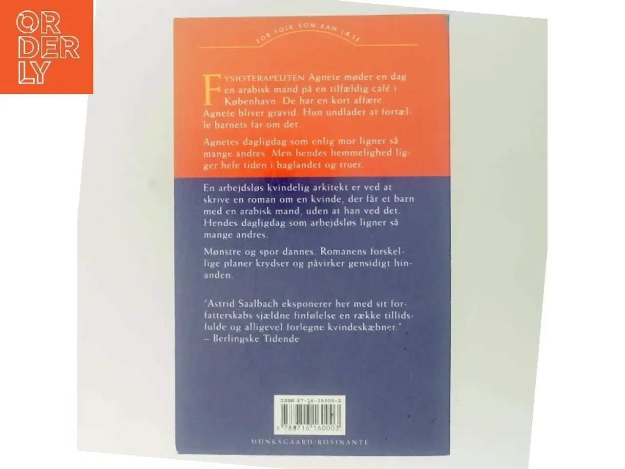 Billede 3 - Fjendens land : roman af Astrid Saalbach (Bog)