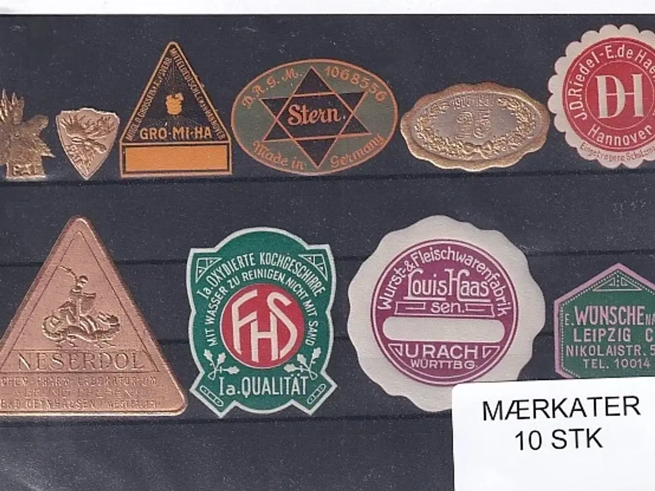 Billede 1 - Mærkater - 10 Stk.