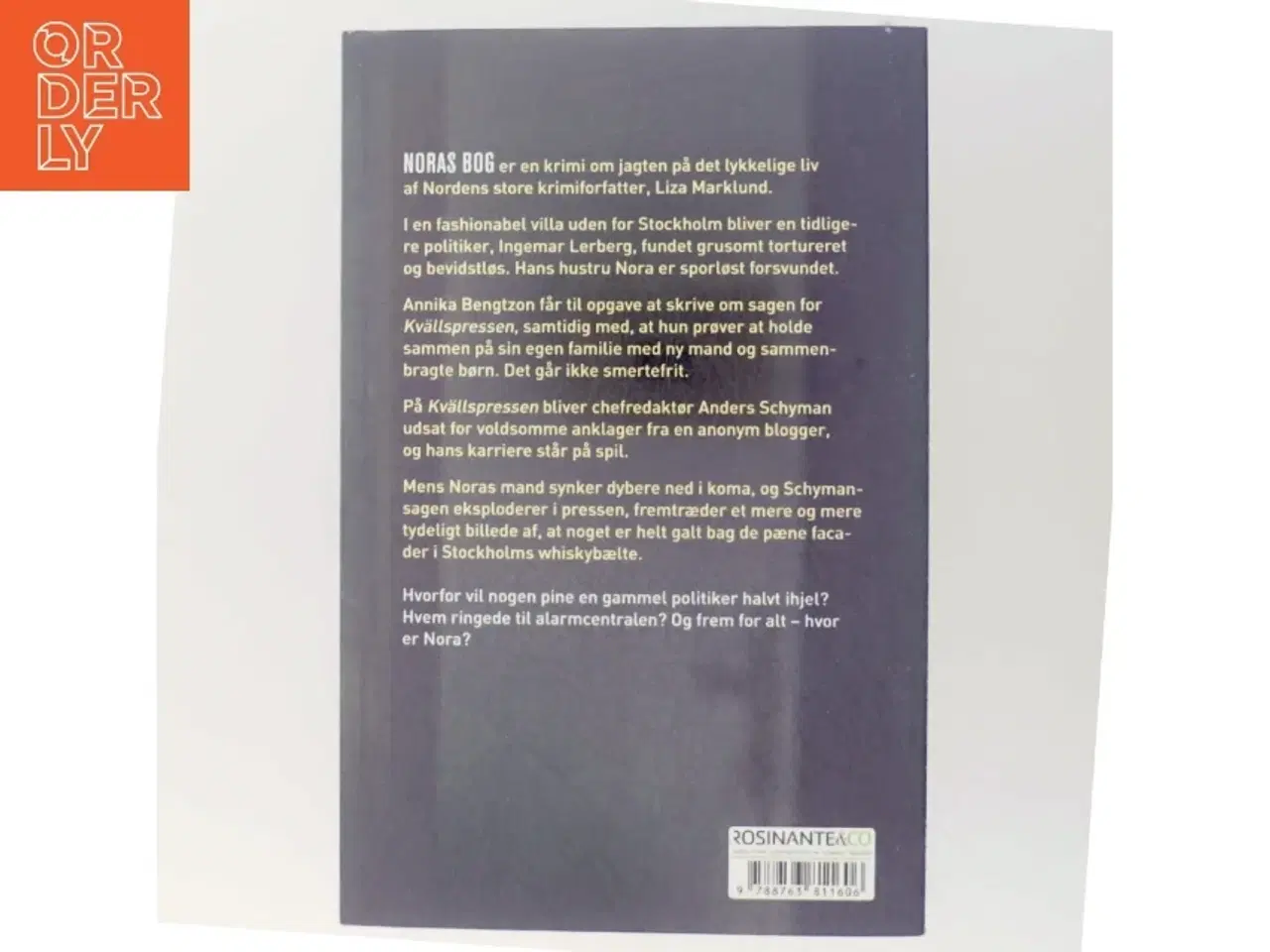 Billede 3 - Noras bog : krimi af Liza Marklund (Bog)