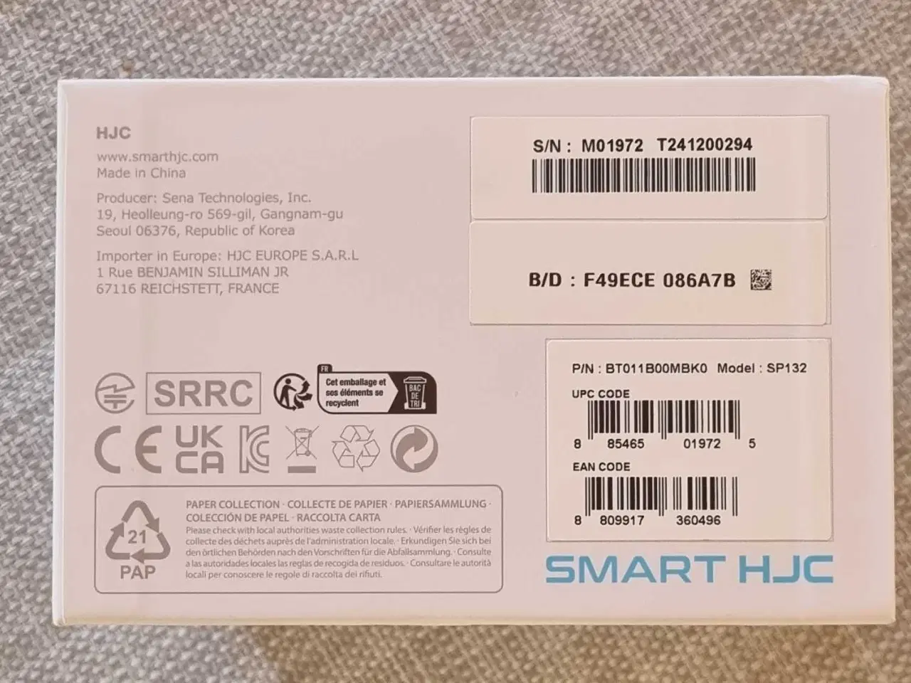 Billede 2 - Bluetooth kommunikation til HJC hjelm