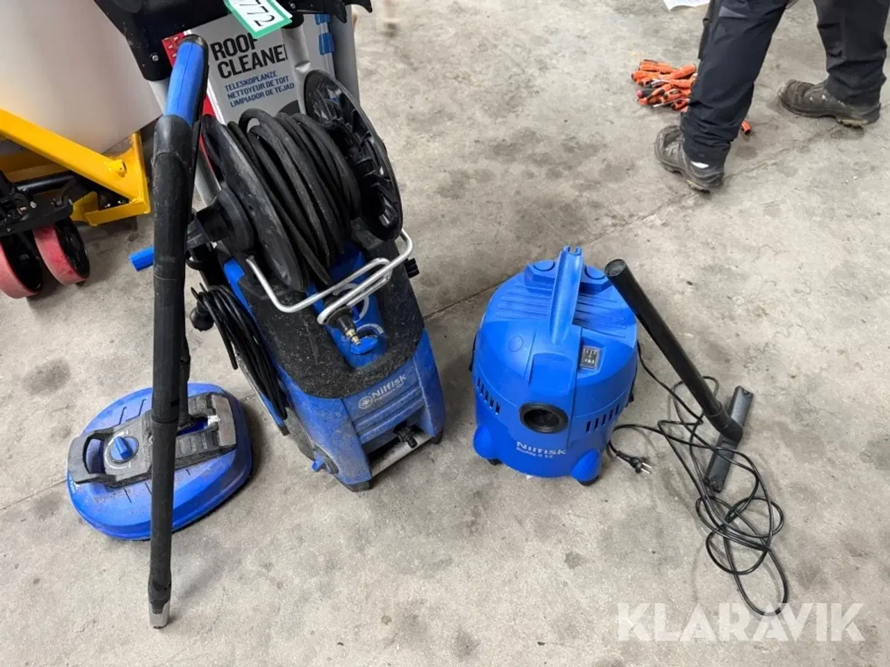Billede 2 - Højtryksrenser og industristøvsuger Nilfisk Premium 190 - Buddy || 12 med udstyr