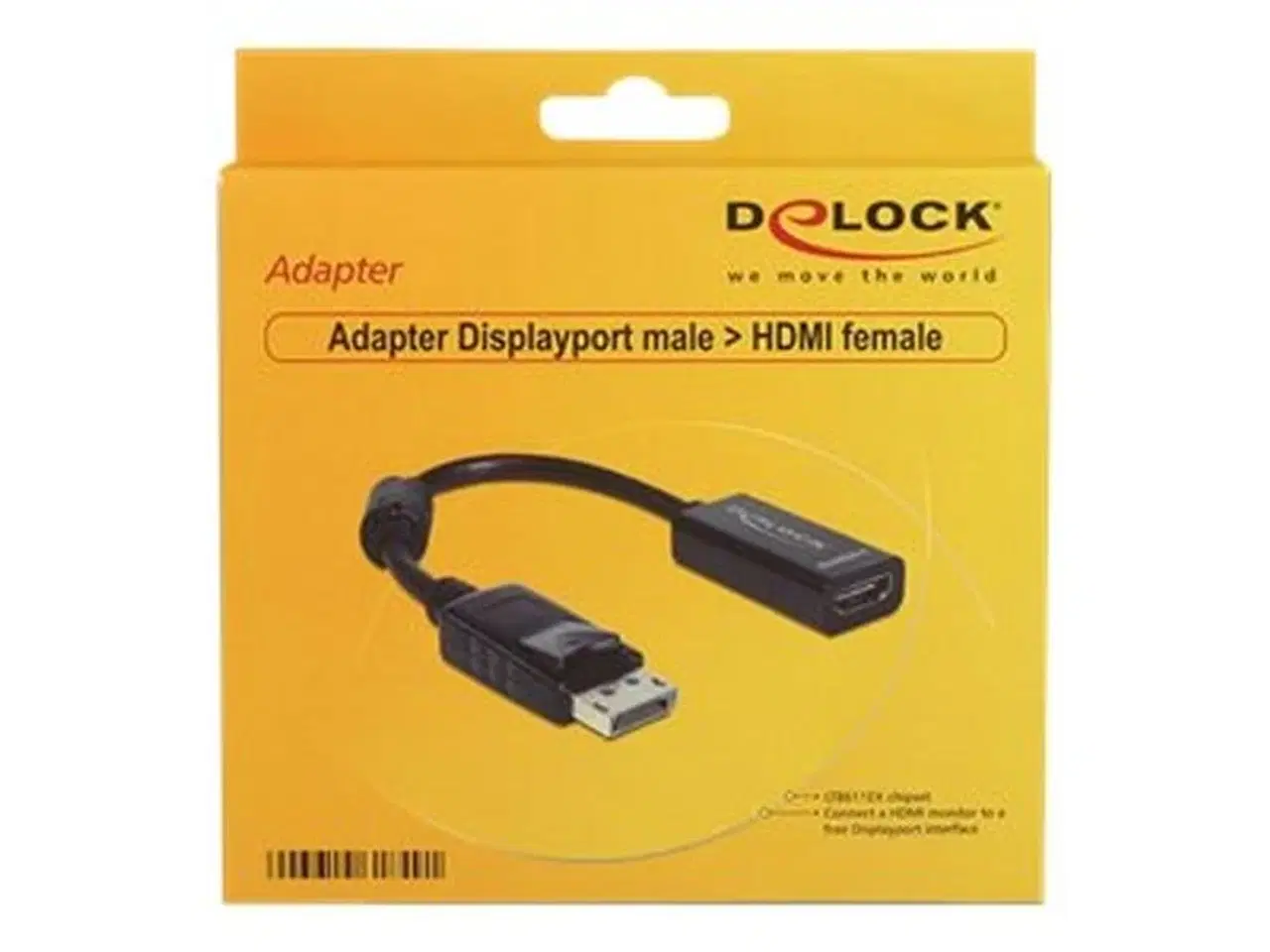 Billede 1 - Delock Adapter Displayport 1.1 han til HDMI hun