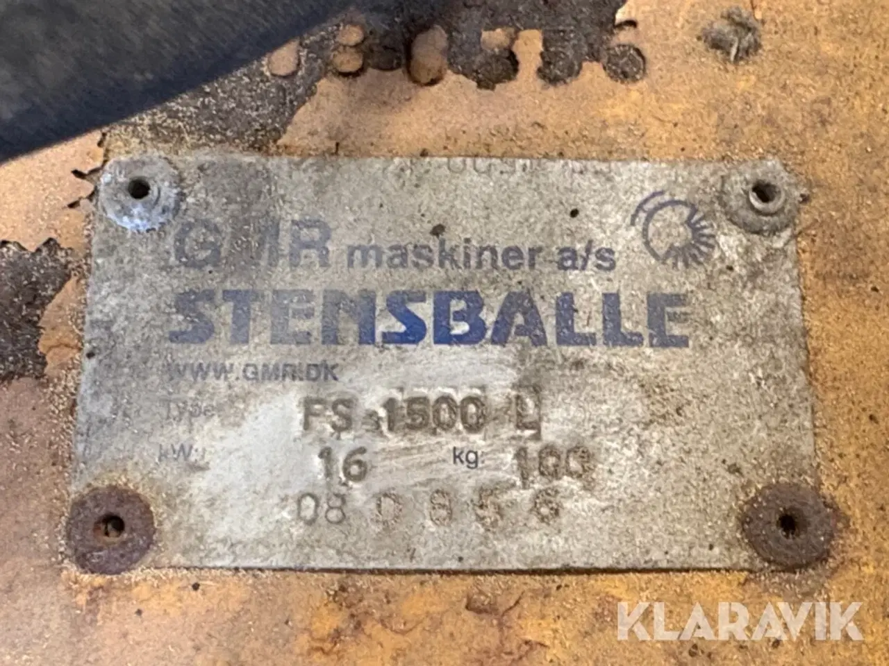 Billede 5 - Sneplov Stensballe FS 1500