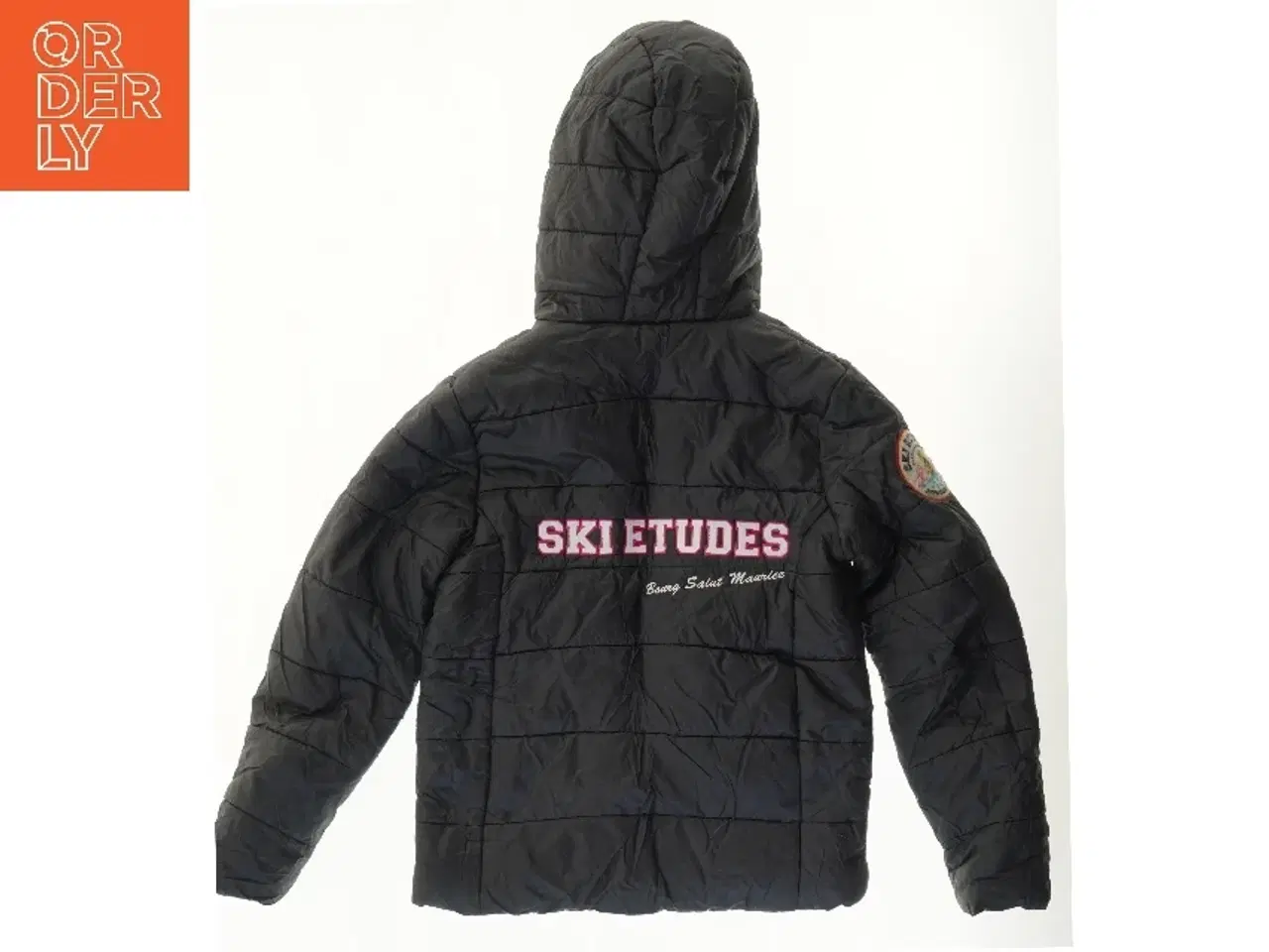 Billede 2 - Vatteret jakke med hætte (str. 164)