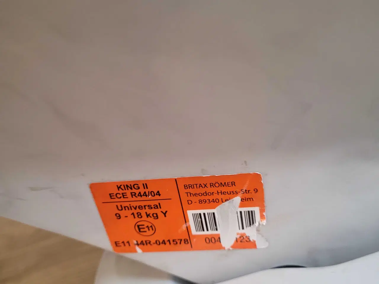 Billede 4 - Britax Römer King II autostol