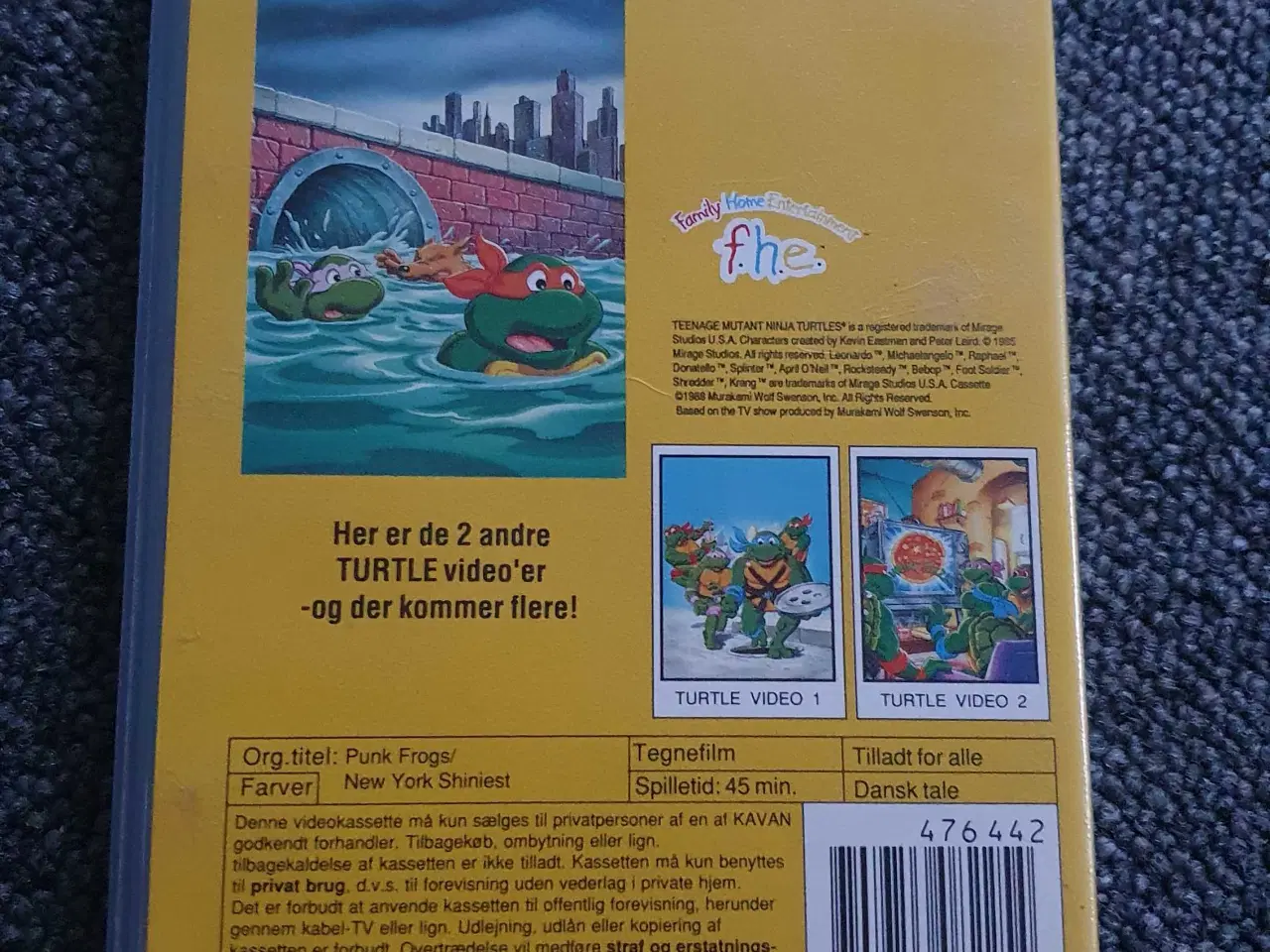 Billede 2 - Teenage mutant hero Turtles Vhs  nr 3