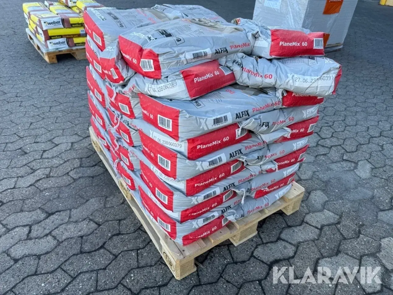 Billede 2 - Afretningsmasse Alfix PlaneMix 60 cirka 40 poser
