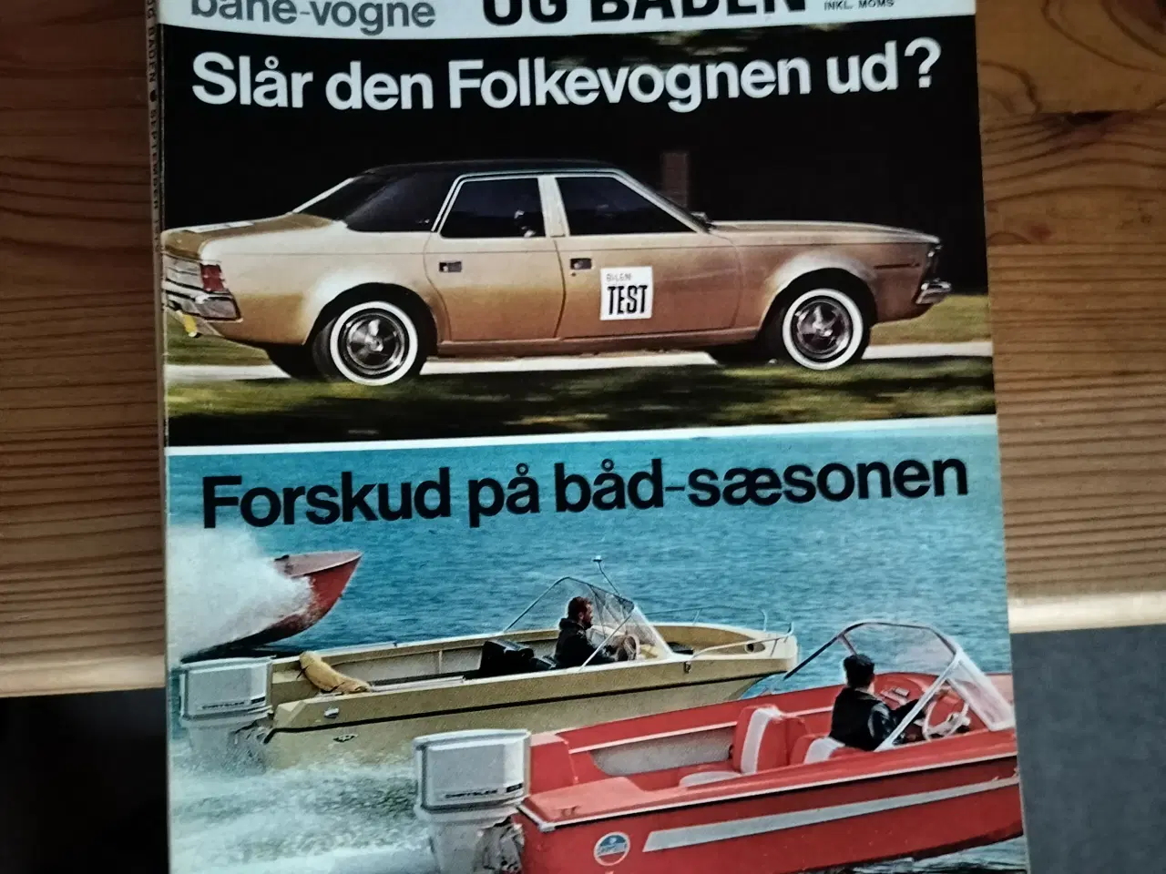 Billede 1 - Bilen og båden 