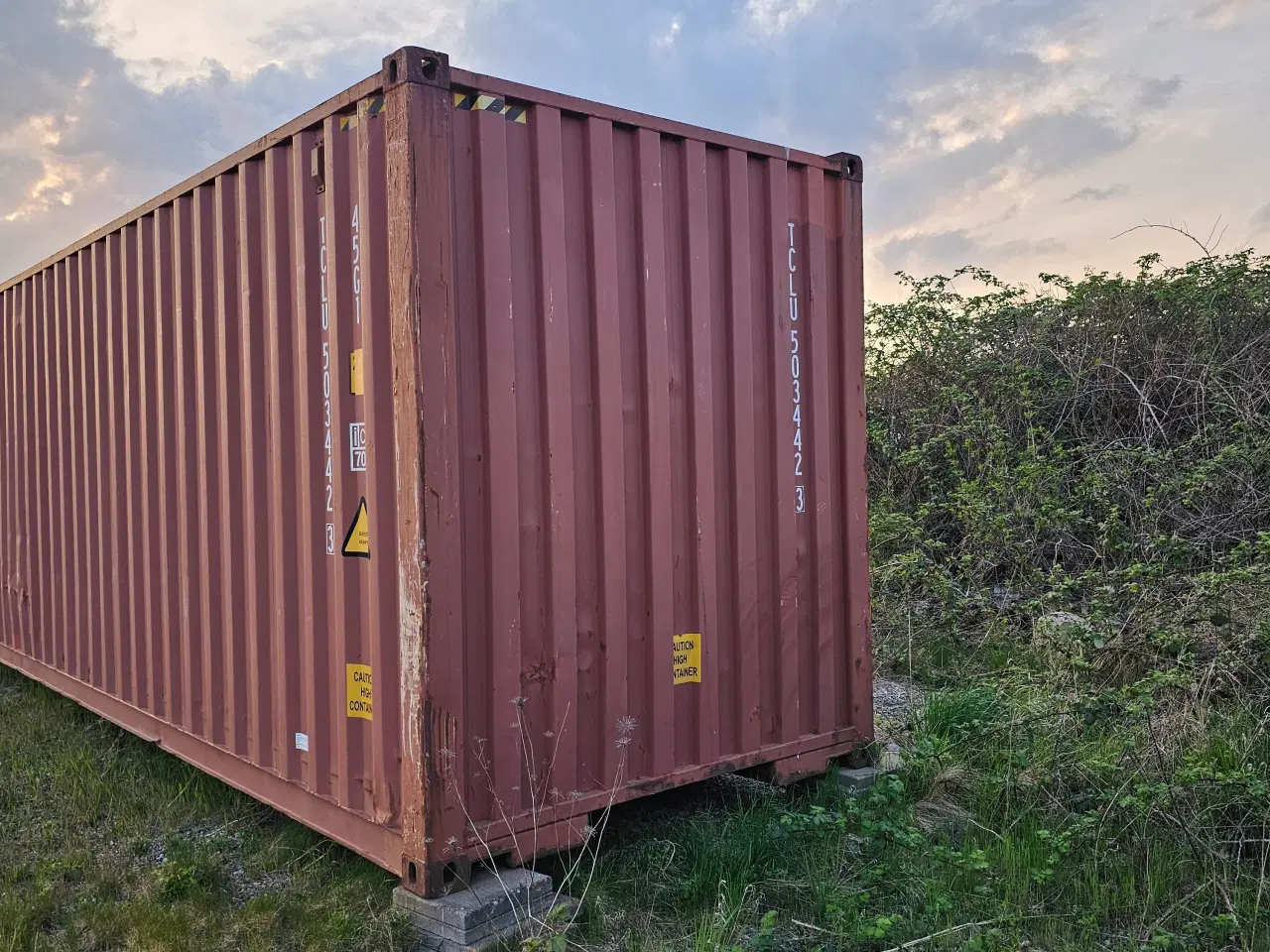 Billede 2 - 40 fods container med hjul