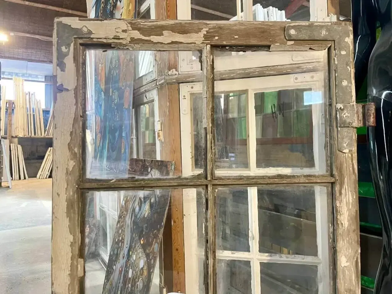 Billede 3 - Original, mindre 8-ruders vinduesramme