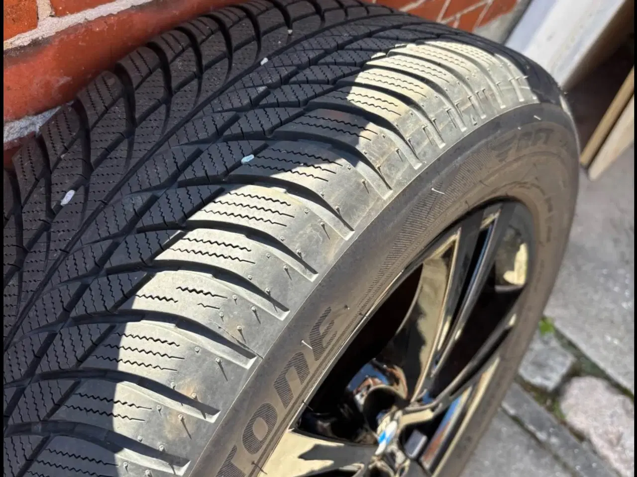 Billede 2 - Originale BMW fælge med vinterdæk 
