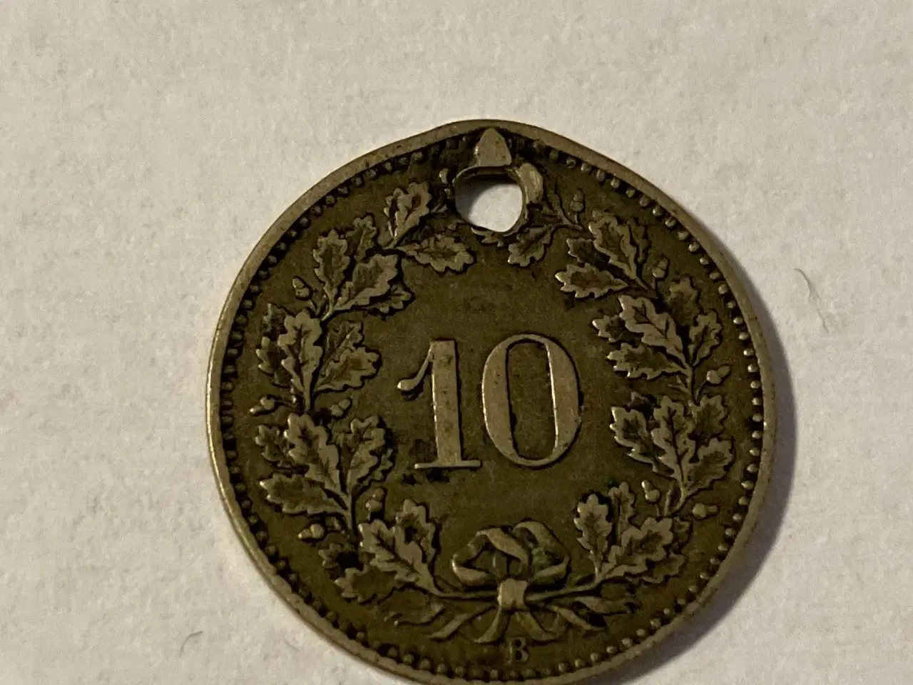 Billede 2 - 10 Rappen 1873 Switzerland