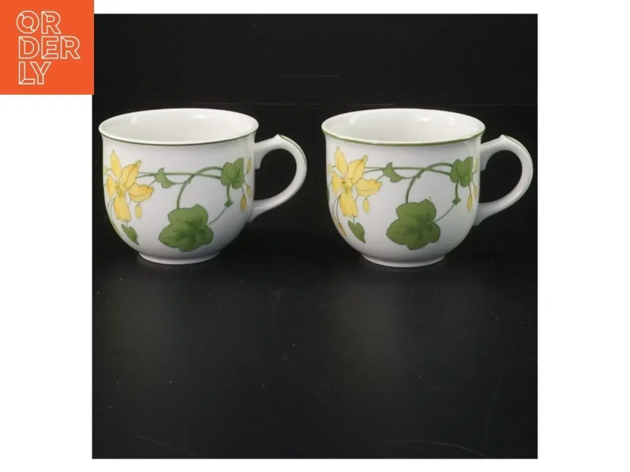 Billede 2 - Sæt med kopper og underkopper fra Villeroy & Boch (str. Ø 16,5 cm)