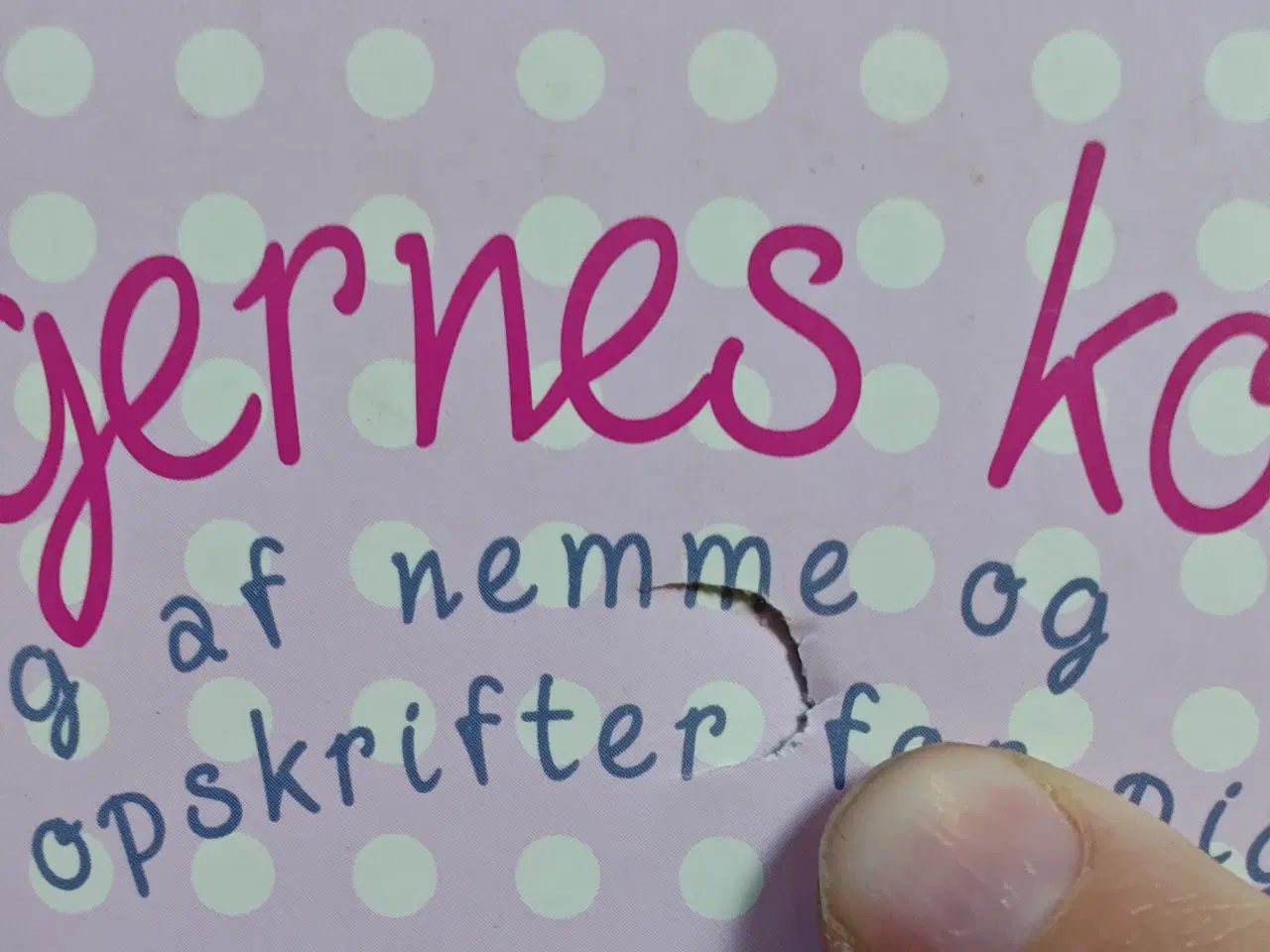 Billede 2 - Pigernes Kogebog BOG